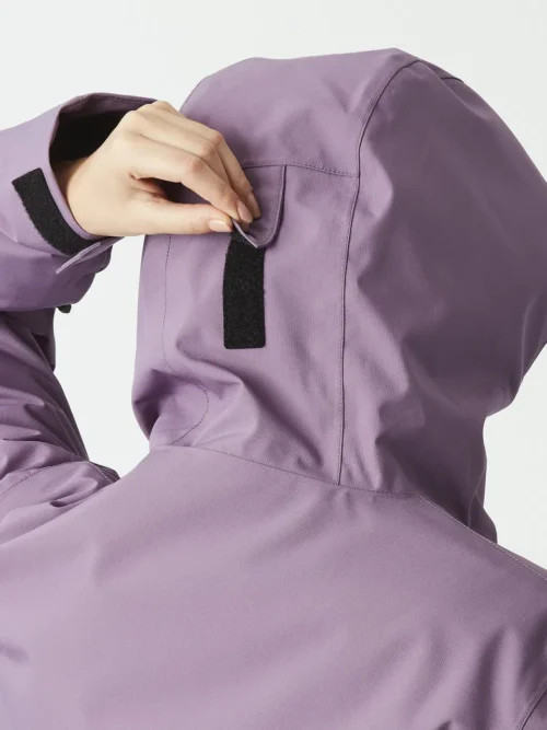 γυναικείο τεχνικό μπουφάν για χιονοδρομία σε μωβ χρώμα από την picture, glawi jacket