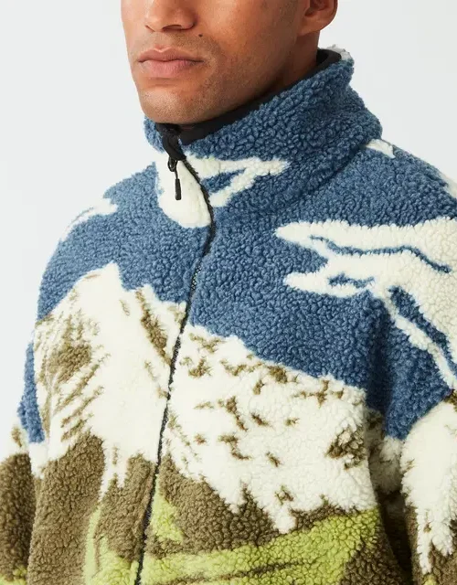 Picture Hafdals Fleece Cloudy Landscape Ανδρικό Μπουφάν - Image 6