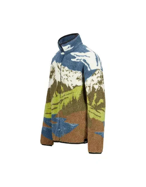 Picture Hafdals Fleece Cloudy Landscape Ανδρικό Μπουφάν - Image 8