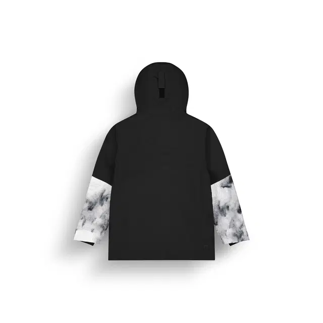 ανδρικό τεχνικό μπουφάν με ασπρόμαυρα χρώματα από την Picture, jomoh jacket snowy pine print