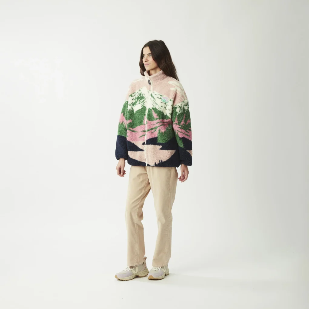 picture-nyss-zip-fleece-cloudy-landscape2 γυναικείο μπουφάν με διάφορα σχέδια και χώματα από την picture, nyss zip fleece