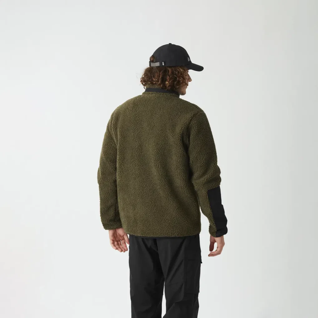 ανδρικό μπουφάν με πράσινα χρώματα από την Picture, pmbton zip hoodie