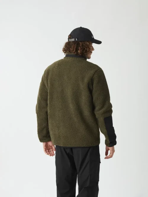 ανδρικό μπουφάν με πράσινα χρώματα από την Picture, pmbton zip hoodie