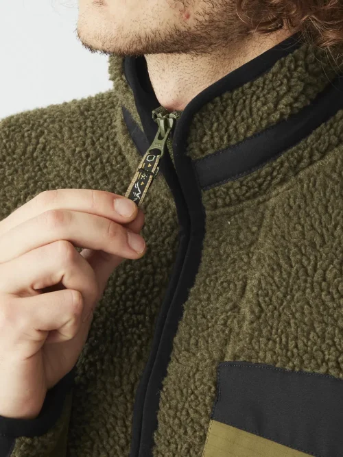 Picture Pmbton Zip Hoodie - Tobacco Black Ανδρικό Μπουφάν - Image 7