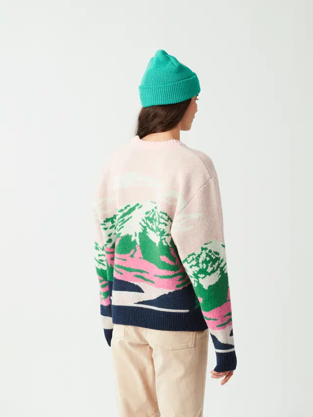 γυναικείο πλεκτό πουλόβερ με βουνά από την Picture, wak knit