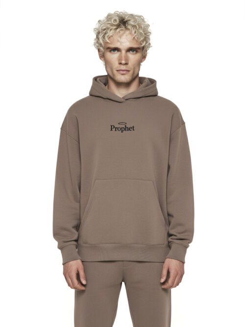 φούτερ σε μπεζ χρώμα από την prophet, angel hoodie