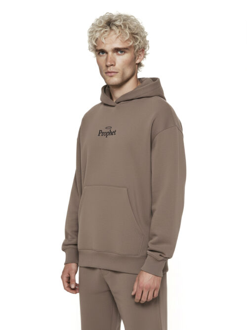 φούτερ σε μπεζ χρώμα από την prophet, angel hoodie