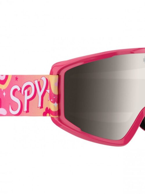 παιδική μάσκα σε ροζ χρώματα και σχέδια από την spy, crusher elite jr eco