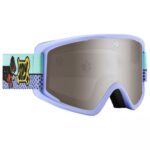 παιδική μάσκα με διάφορα σχέδια από την spy, crusher elite jr eco wiener dog silver mirror