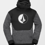 ανδρικό φούτερ σε μαύρο χρώμα από την volcom, hydro riding hoodie