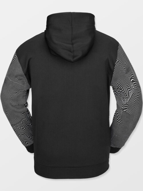 ανδρικό φούτερ σε μαύρο χρώμα από την volcom, hydro riding hoodie