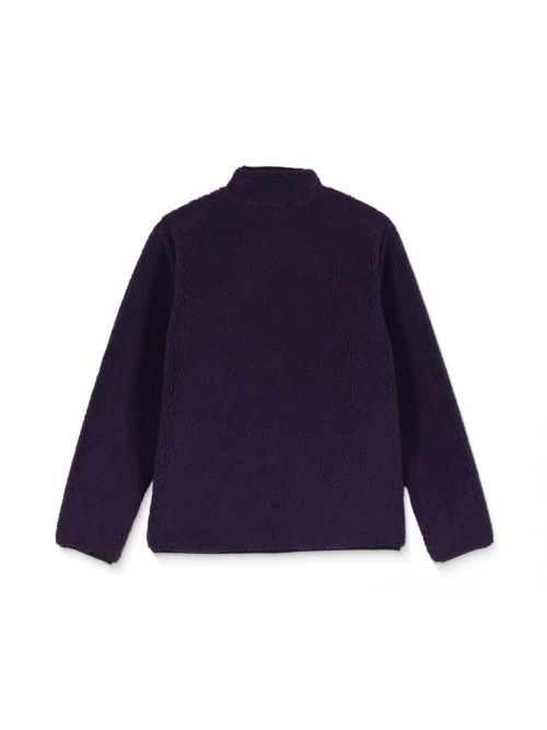 φλις ζακέτα σε μωβ χρώμα από την volcom, muzzer fuzzar zip fleece jacket