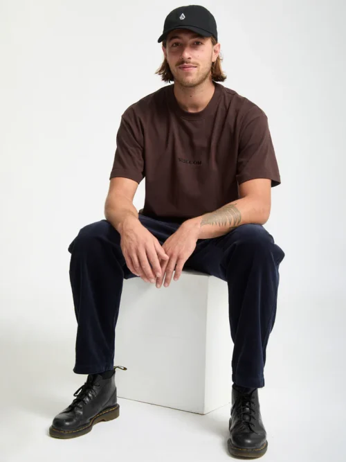 Volcom Stone T-shirt - Cacao Ανδρική Μπλούζα - Image 7