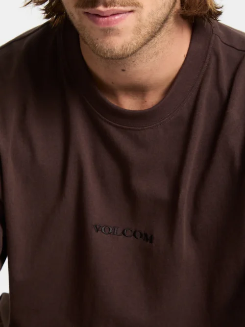 Volcom Stone T-shirt - Cacao Ανδρική Μπλούζα - Image 8