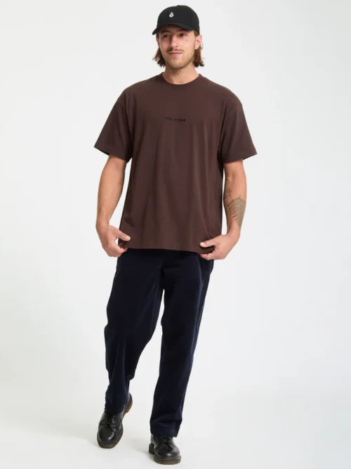 Volcom Stone T-shirt - Cacao Ανδρική Μπλούζα - Image 9