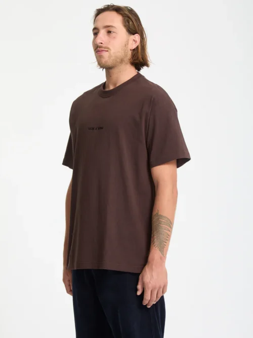 Volcom Stone T-shirt - Cacao Ανδρική Μπλούζα - Image 10