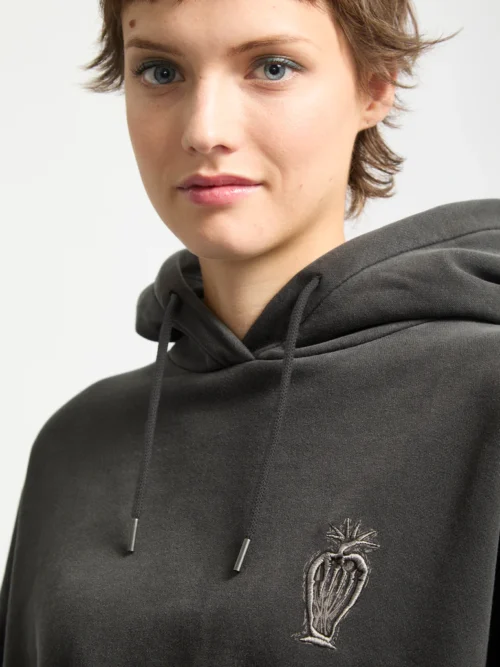 Volcom Vaderetro Hoodie - Vintage Black Γυναικείο Φούτερ - Image 5