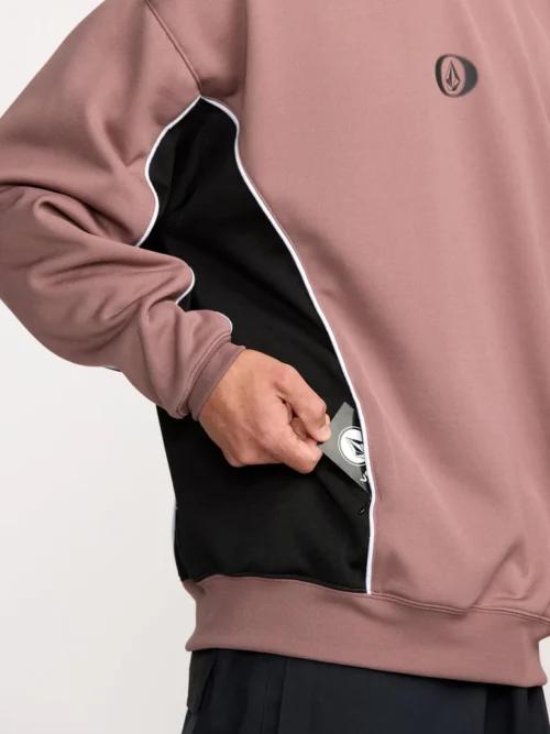 Volcom Vital Hydro Hoodie - Mauve Ανδρικό Φούτερ - Image 7