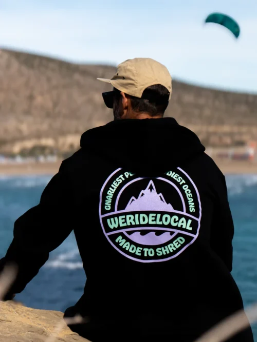We Ride Local Backyard Black Zipped Hoodie Ζακέτα - Image 4