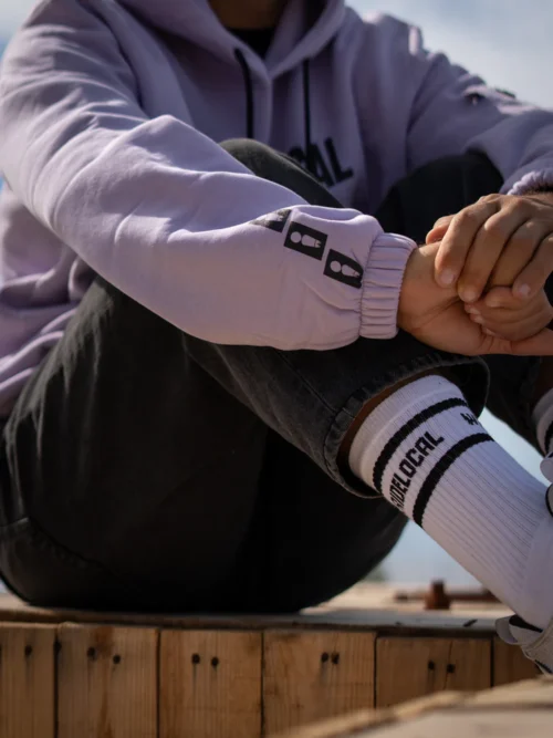 We Ride Local Big Shot Lilac Hoodie Φούτερ - Image 6