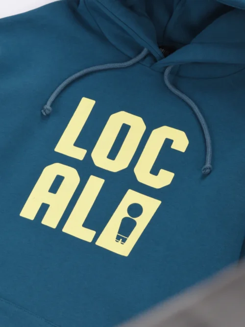 We Ride Local Code Teal Hoodie Φούτερ - Image 5