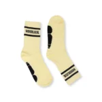 κάλτσες σε κίτρινο χρώμα από την we ride local, division banana socks