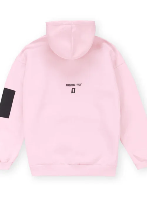 γυναικείο φούτερ σε ροζ χρώμα από την we ride local, enigma baby pink women hoodie