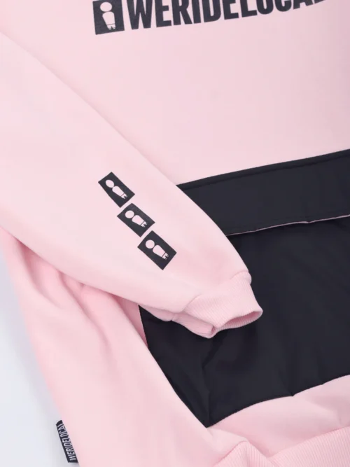 We Ride Local Enigma Baby Pink Women Hoodie Γυναικείο Φούτερ - Image 5