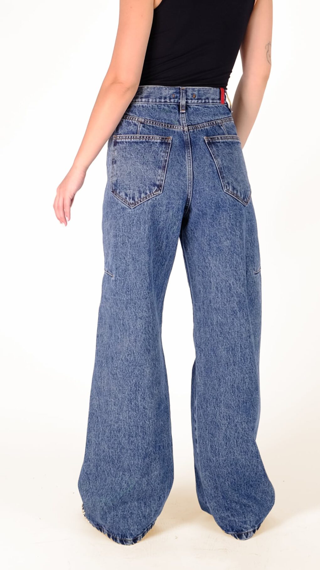 γυναικείο ίσιο τζιν παντελόνι σε μπλε χρώμα από την salt and pepper, robin super s/w