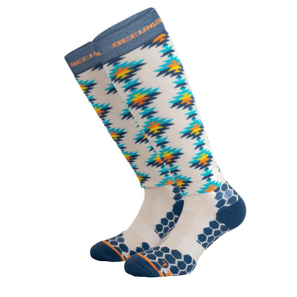bee-unusual-normal-gets-you-nowhere-ski-socks κάλτσες με διάφορα σχέδια και χρώματα από την bee unusual, normal gets you nowhere