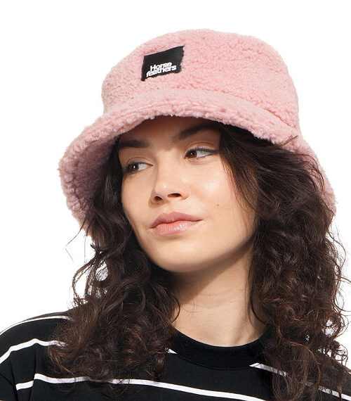 γυναικείο γούνινο καπέλο σε ροζ χρώμα από την horsefeathers , connor hat