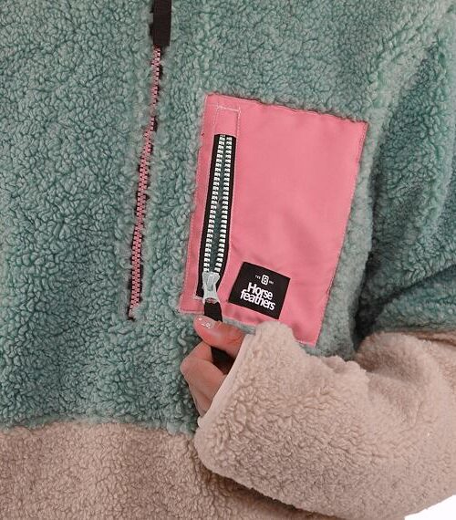 Horsefeathers Elvira Fleece Sweatshirt - Frosty Green Γυναικείο Φούτερ - Image 6