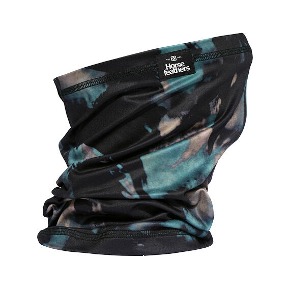 λαιμός με σχέδιο και μαύρο φόντο από την horsefeathers, neck warmer