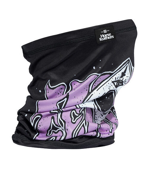 λαιμός με σχέδιο και μαύρο φόντο από την horsefeathers, neck warmer