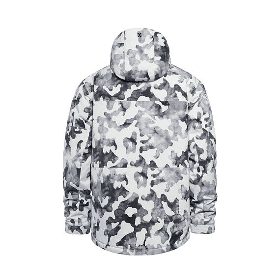 ανδρικό μπουφάν σε άσπρο χρώμα με camo print από την horsefeathers, ranger jacket