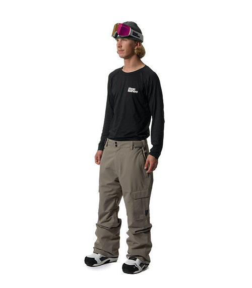 ανδρικό παντελόνι για χιονοδρομίες σε καφέ ανοιχτό χρώμα από την horsefeathers, rowen pants