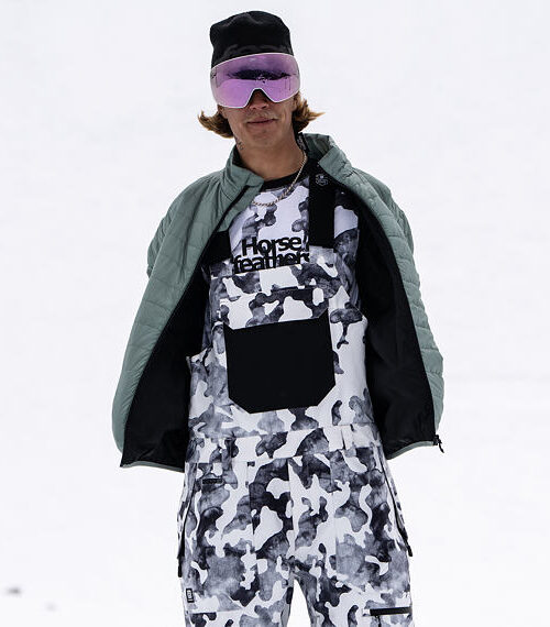 Horsefeathers Transfer Snow Pants - Artic Camo Ανδρικό Παντελόνι - Image 12