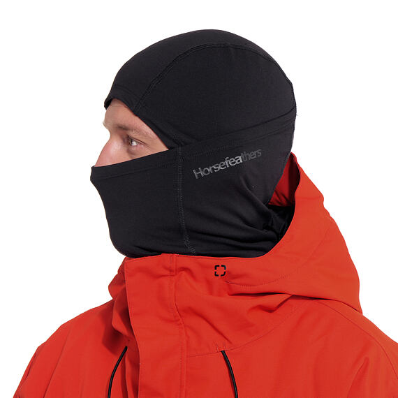 ανδρική κουκούλα σε μαύρο χρώμα από την horsefeathers, tundra under helmet face mask