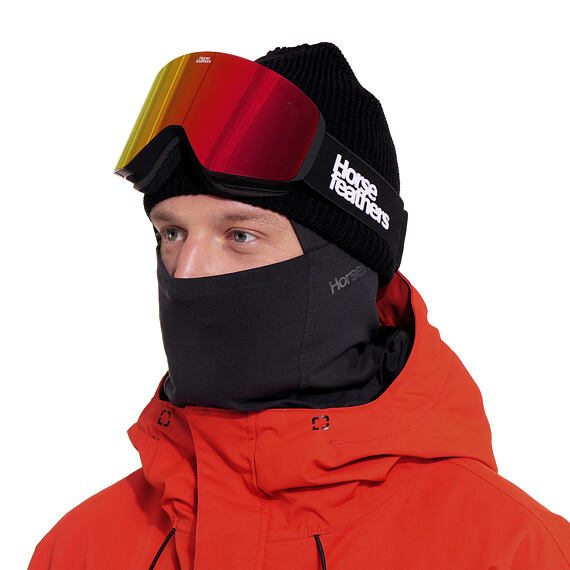 ανδρική κουκούλα σε μαύρο χρώμα από την horsefeathers, tundra under helmet face mask