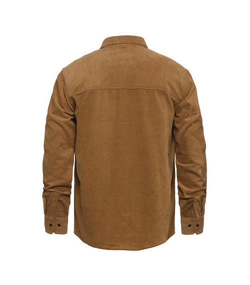ανδρικό κοτλέ, αδιάβροχο πουκάμισο σε κάμελ χρώμα από την horsefeathers, dough shirt