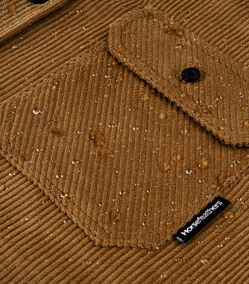 Horsefeathers Dough Shirt - Camel Corduroy Ανδρικό Πουκάμισο - Image 8