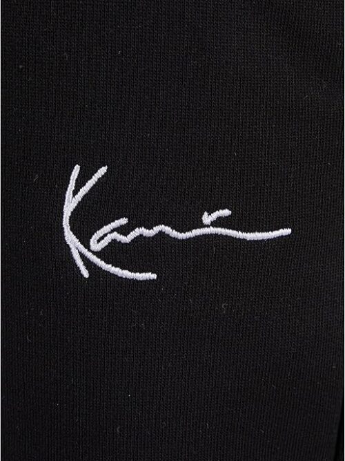 Karl Kani Small Signature Essential Baggy Sweatpants – Black Ανδρική Φόρμα - Image 5