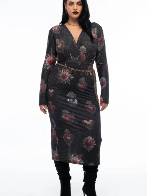 Peace & Chaos Elisium Midi Skirt - Lurex Φούστα - Image 8