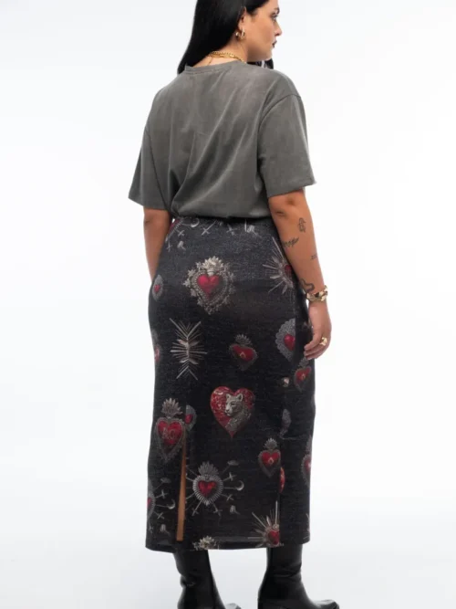 Peace & Chaos Elisium Midi Skirt - Lurex Φούστα - Image 10