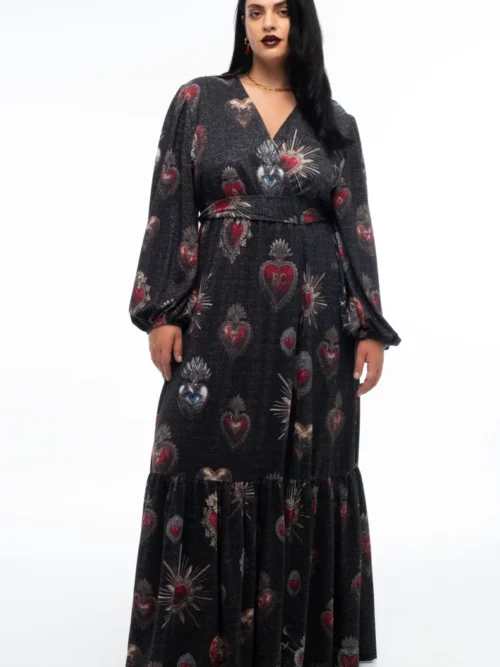 γυναικείο φόρεμα με διάφορα χρώματα από την peace and chaos, elisium wrap dress