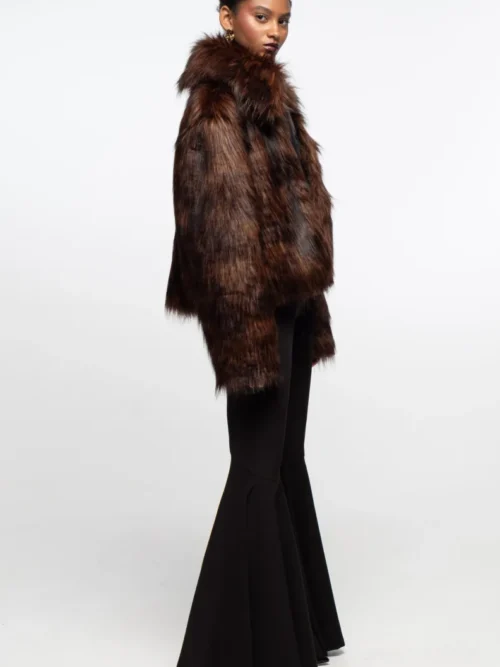 Peace & Chaos Lavish Eco-Fur Coat Γυναικεία Γούνα - Image 4