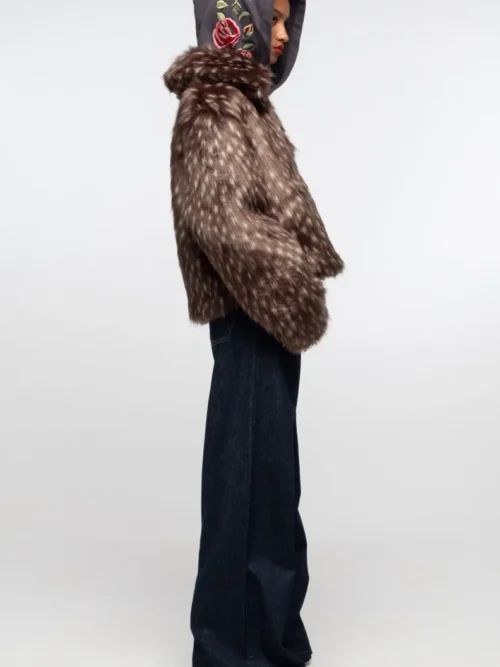 Peace & Chaos Lavish Eco-Fur Coat Γυναικεία Γούνα - Image 10