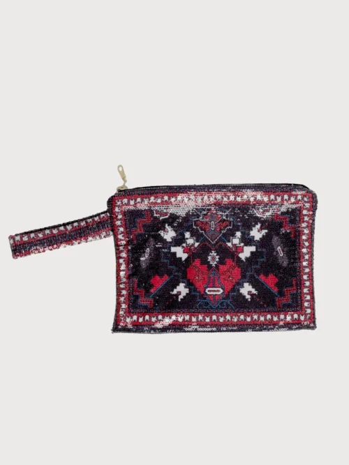 γυναικείο τσαντάκι με παγέτες από την peace and chaos, legacy pouch sequin