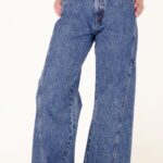 γυναικείο ίσιο τζιν παντελόνι σε μπλε χρώμα από την salt and pepper, robin super s/w