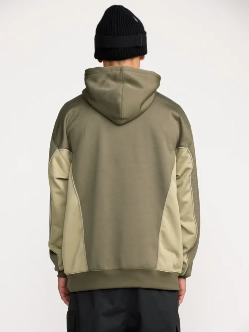 ανδρικό πράσινο φούτερ από την volcom, vital hydro hoodie